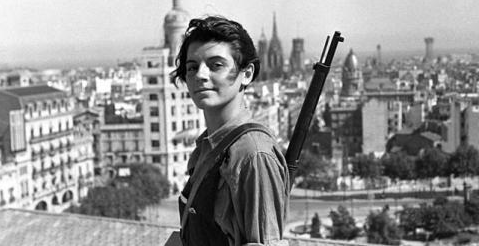 milicienne de la révolution espagnole, 1936